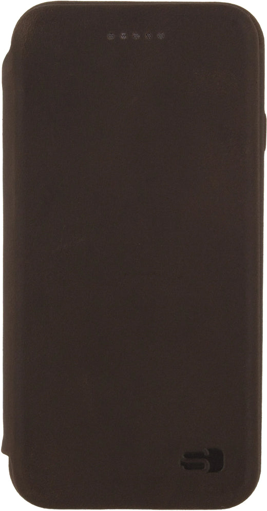 Senza Raw Skinny Leather Wallet Apple Iphone 7/8/Se (2020/2022) Chestnut Brown - Essentify