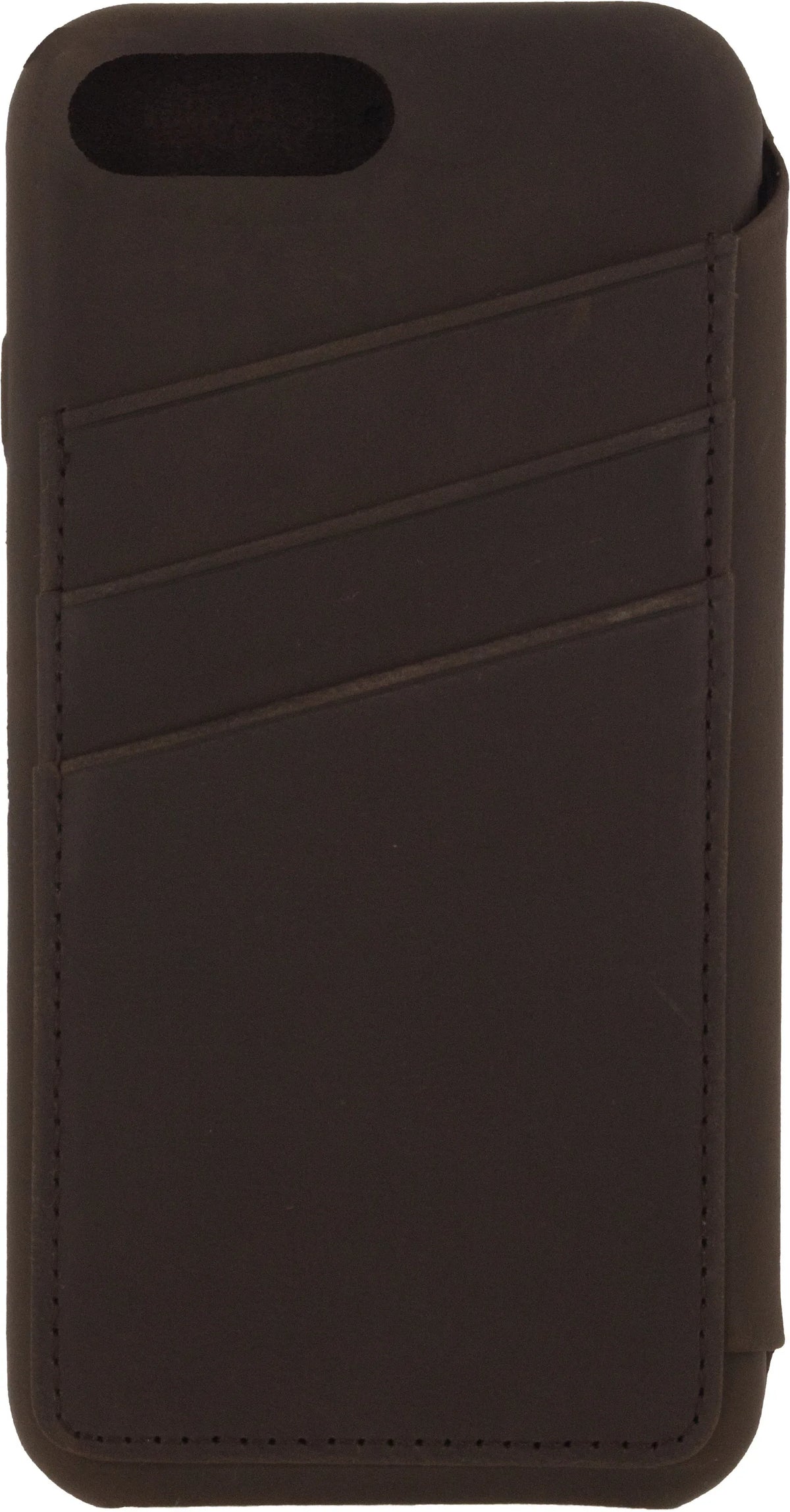 Senza Raw Skinny Leather Wallet Apple Iphone 7 Plus/8 Plus Chestnut Brown - Essentify