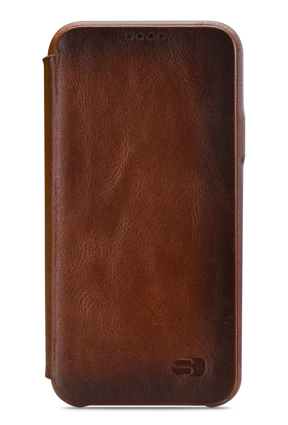 Senza Desire Skinny Leather Wallet Apple Iphone 7 Plus/8 Plus Burned Cognac - Essentify