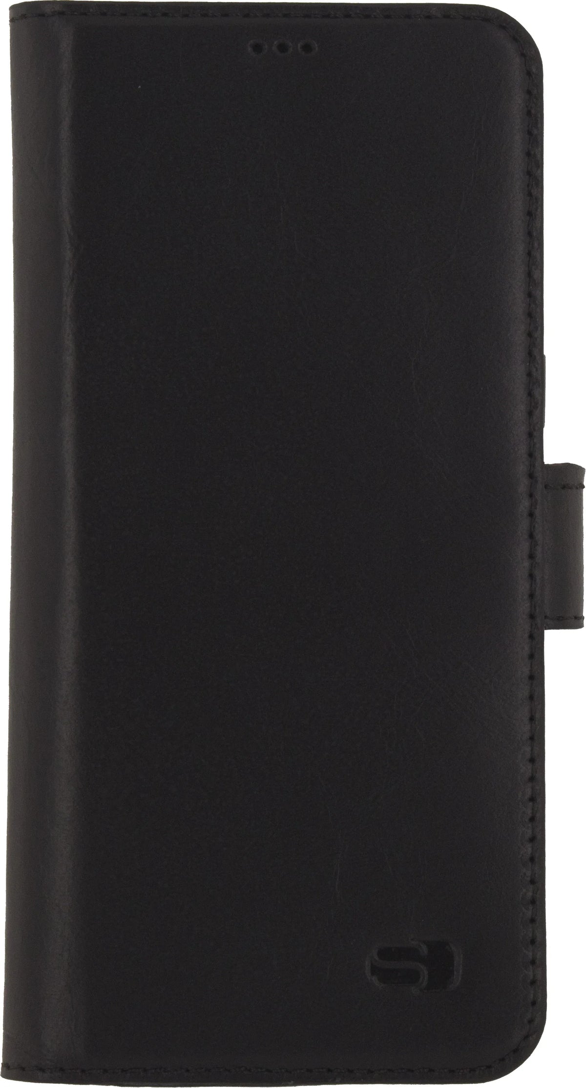 Senza Pure Leather Wallet Samsung Galaxy S8+ Deep Black - Essentify