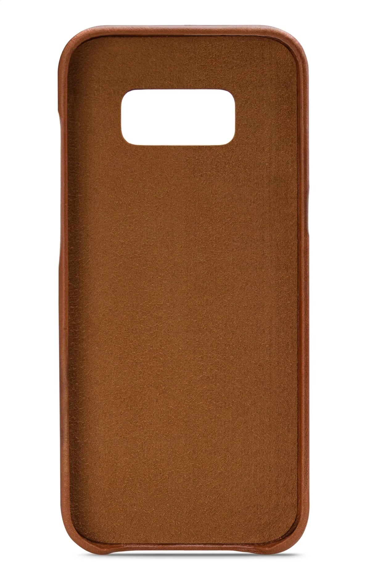 Senza Desire Leather Cover Samsung Galaxy S8+ Burned Cognac - Essentify