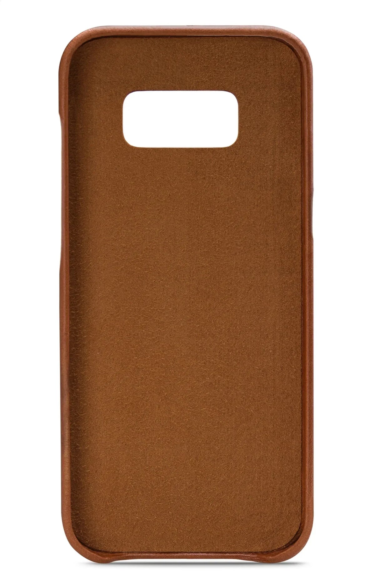 Senza Desire Leather Cover With Card Slot Samsung Galaxy S8+ Burned Cognac - Essentify