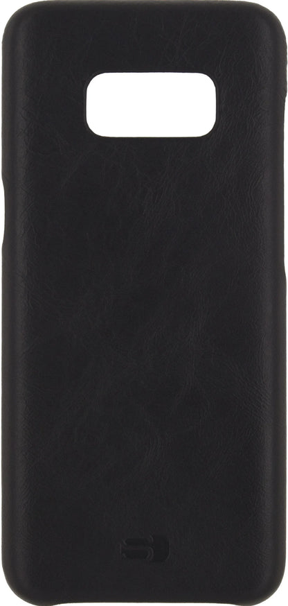 Senza Pure Leather Cover Samsung Galaxy S8+ Deep Black - Essentify