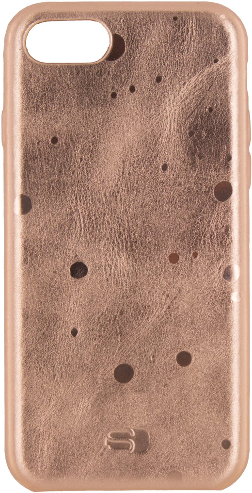 Senza Glam Leather Cover Apple Iphone 7/8/Se (2020/2022) Metallic Rosé - Essentify