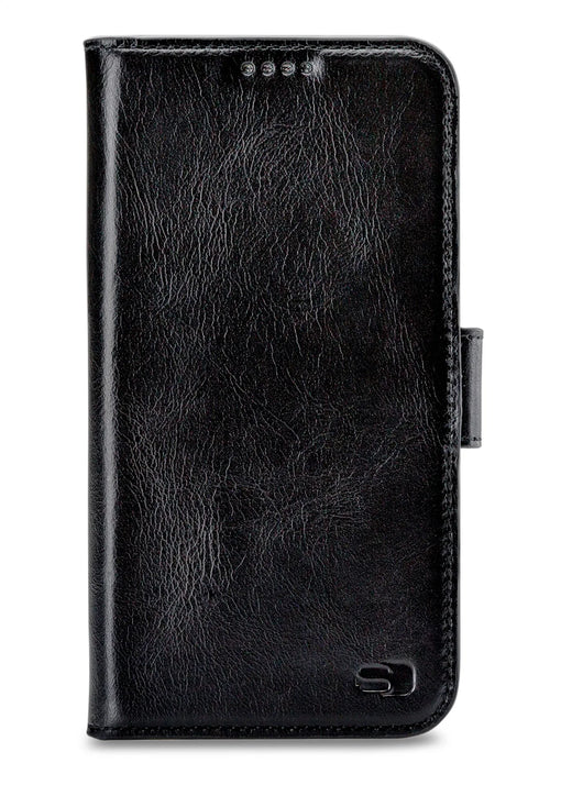 Senza Pure Leather Wallet Apple Iphone X/Xs Deep Black - Essentify