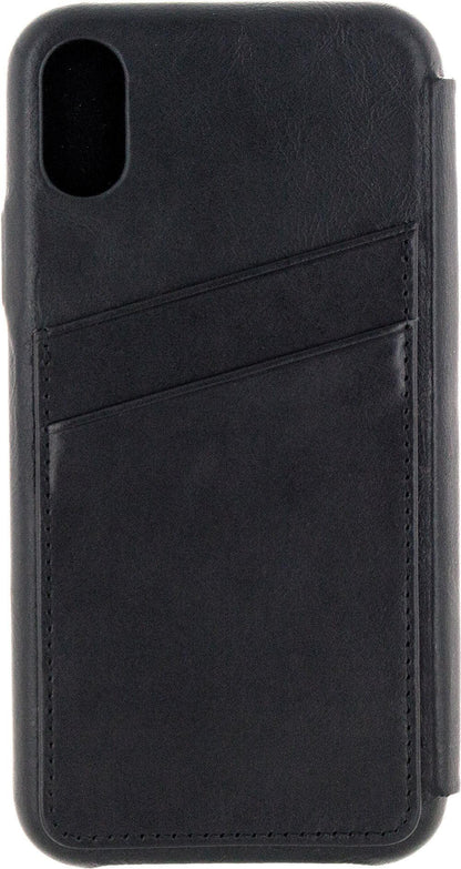 Senza Pure Skinny Leather Wallet Apple Iphone X/Xs Black - Essentify