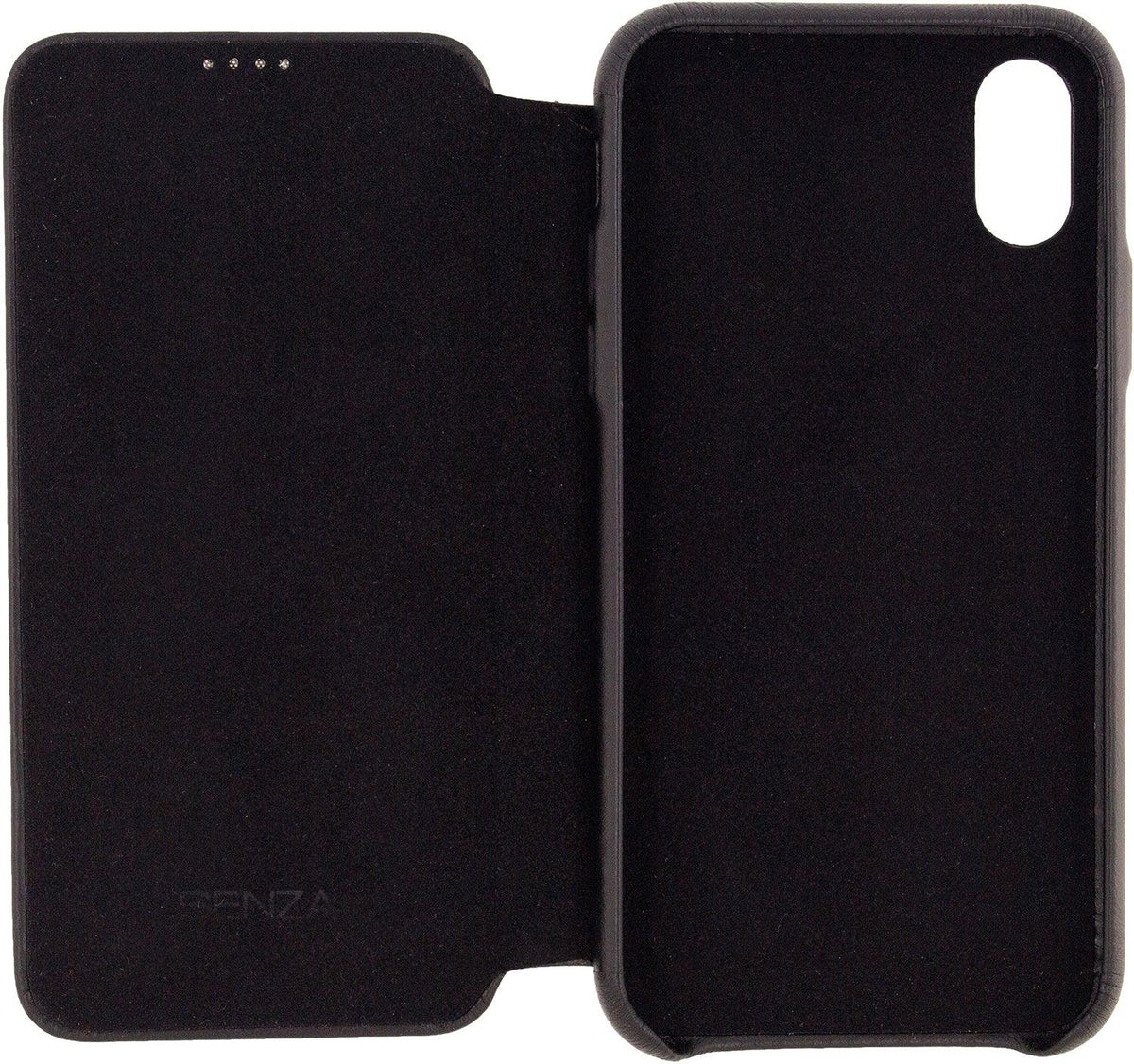 Senza Pure Skinny Leather Wallet Apple Iphone X/Xs Black - Essentify