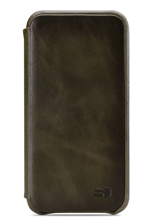 Senza Desire Skinny Leather Wallet Apple Iphone X/Xs Burned Olive - Essentify