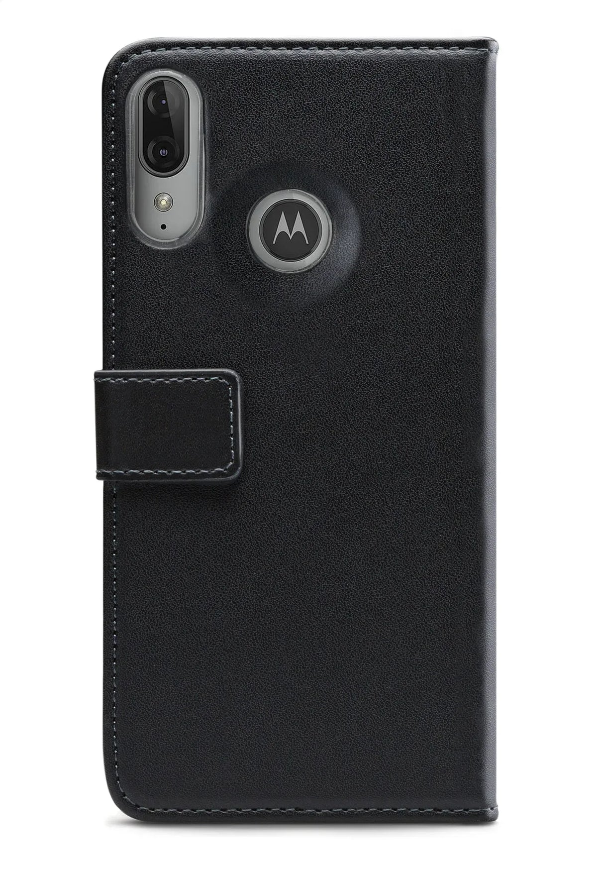 Mobilize Classic Gelly Wallet Book Case Motorola Moto E6 Plus Black - Essentify