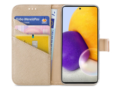 My Style Flex Wallet For Samsung Galaxy A72 4G Gold - Essentify