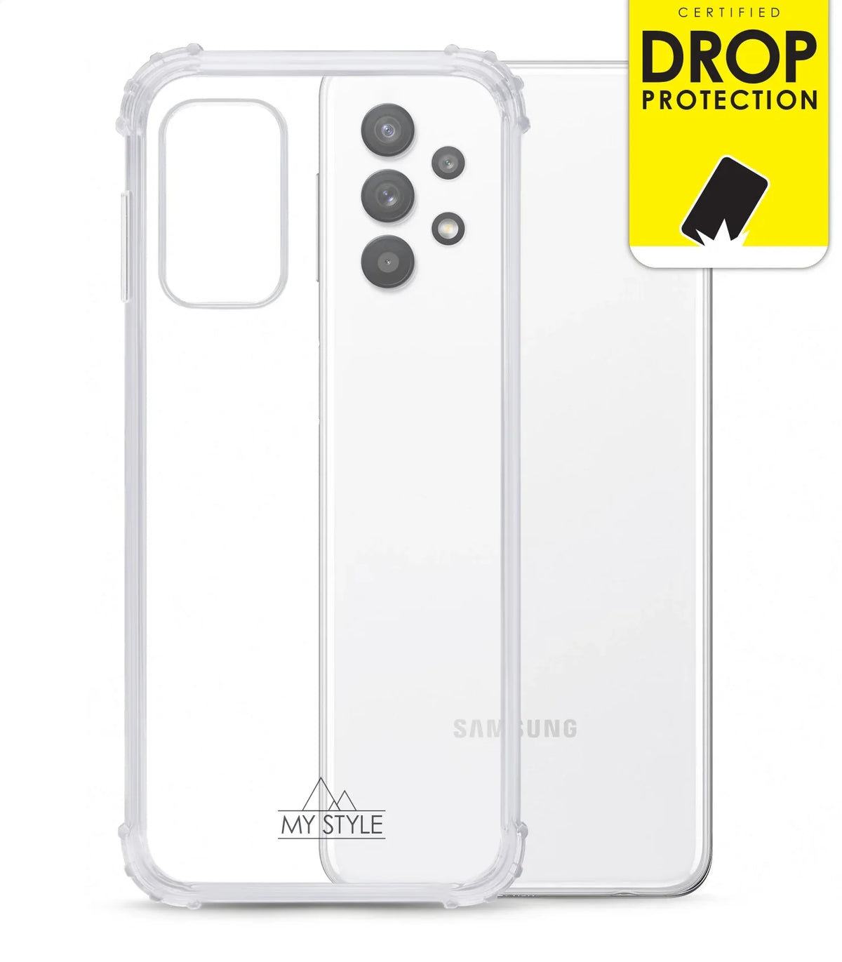 My Style Protective Flex Case For Samsung Galaxy A32 5G Clear - Essentify