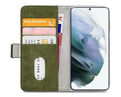 Mobilize Elite Gelly Wallet Book Case Samsung Galaxy S21+ 5G Green - Essentify