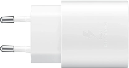 Samsung Super Fast Pd Wall Charger Usb-C 25W White - Essentify
