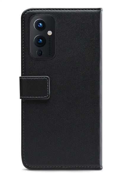 Mobilize Classic Gelly Wallet Book Case Oneplus 9 Black - Essentify
