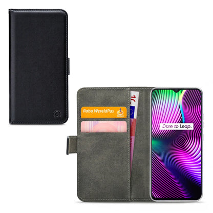 Mobilize Classic Gelly Wallet Book Case Realme 7I/C12/C15 Black - Essentify