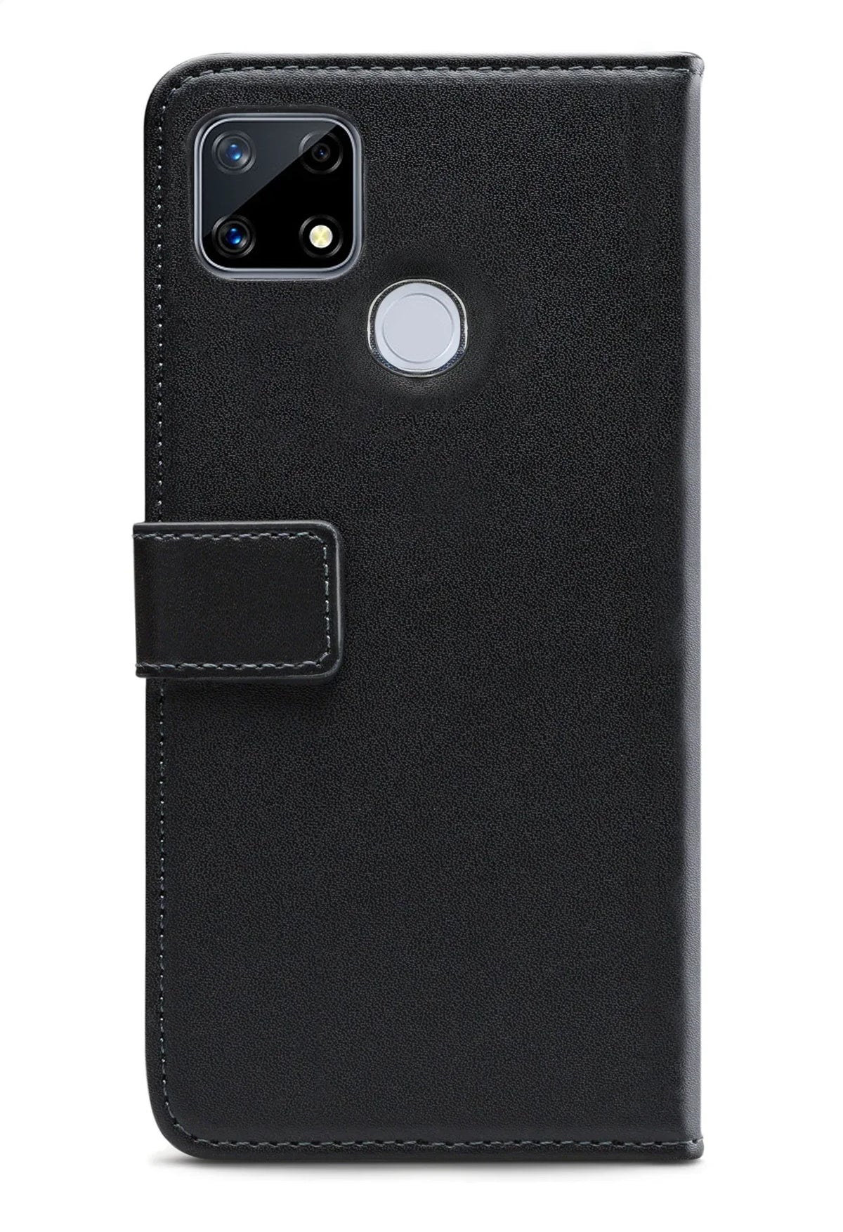 Mobilize Classic Gelly Wallet Book Case Realme 7I/C12/C15 Black - Essentify