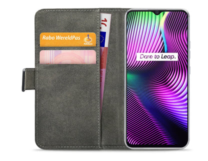 Mobilize Classic Gelly Wallet Book Case Realme 7I/C12/C15 Black - Essentify