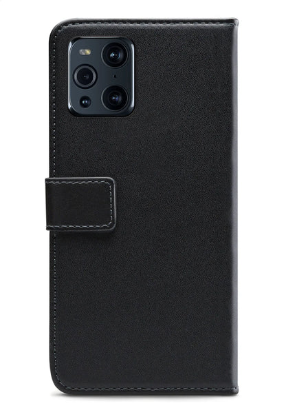 Mobilize Classic Gelly Wallet Book Case Oppo Find X3/X3 Pro Black - Essentify
