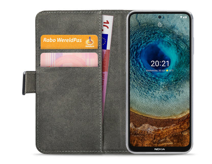 Mobilize Classic Gelly Wallet Book Case Nokia X10/X20 Black