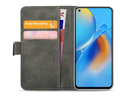 Mobilize Classic Gelly Wallet Book Case Oppo A74 4G Black - Essentify