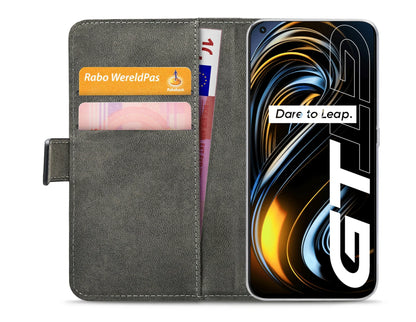 Mobilize Classic Gelly Wallet Book Case Realme Gt 5G Black - Essentify
