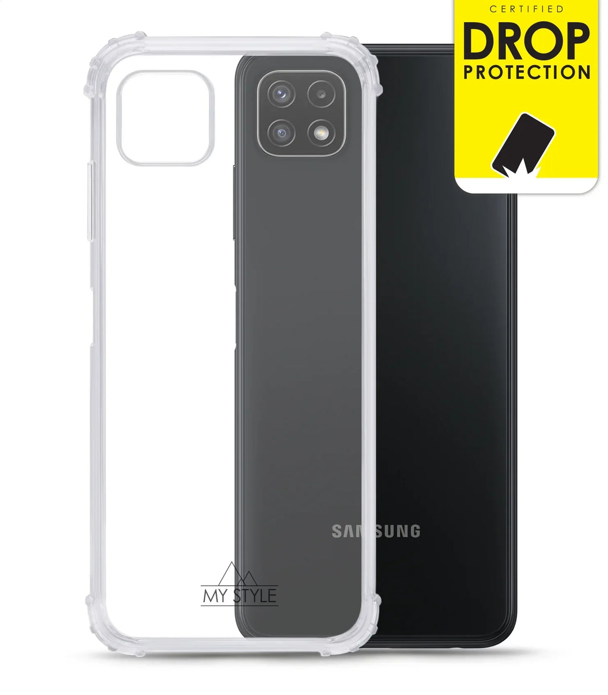 My Style Protective Flex Case For Samsung Galaxy A22 5G Clear - Essentify