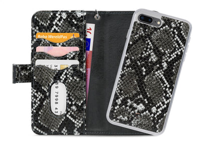 Mobilize 2In1 Magnet Zipper Case Apple Iphone 6 Plus/6S Plus/7 Plus/8 Plus Black/Snake - Essentify