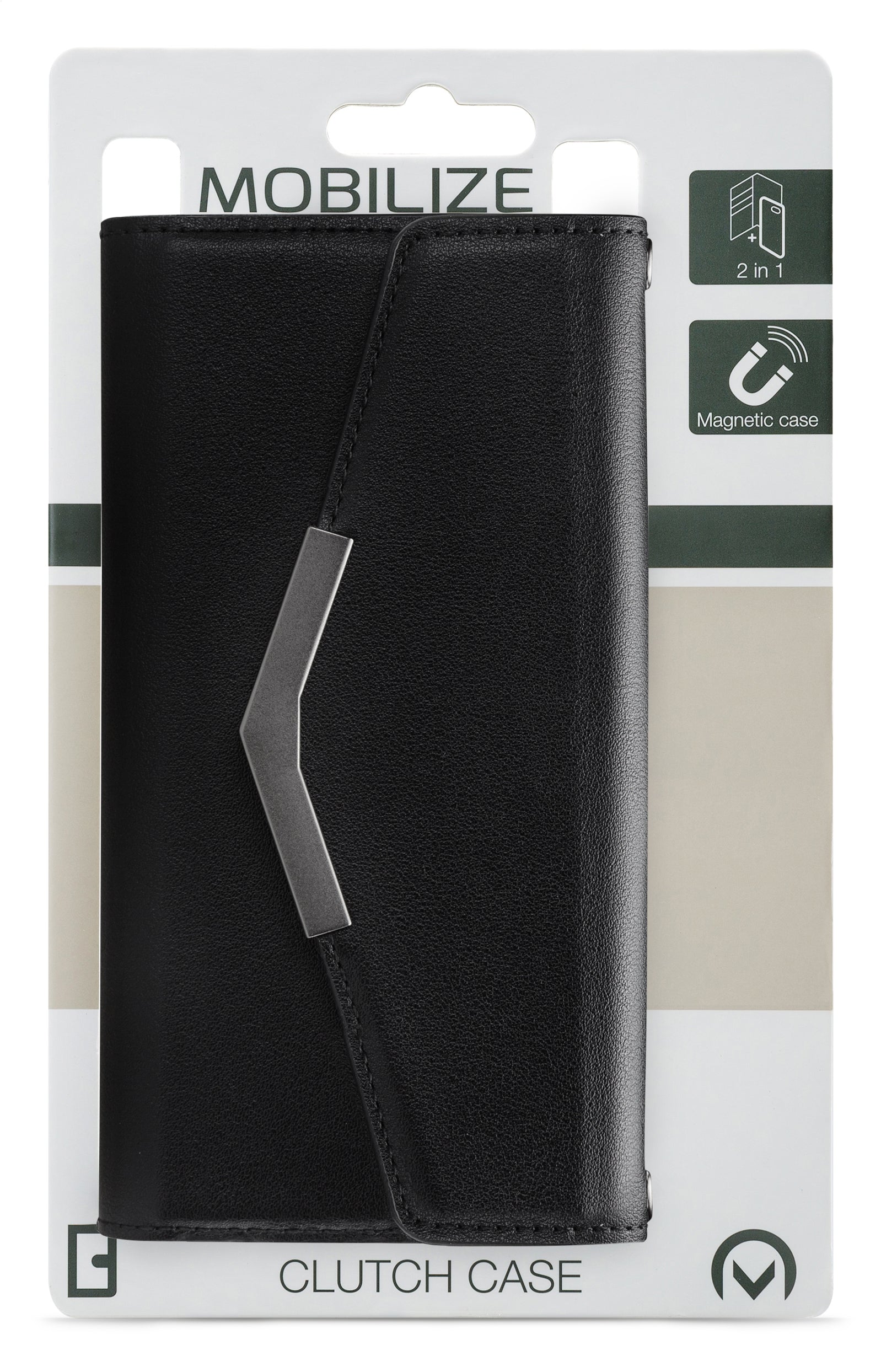 Mobilize 2In1 Elegant Magnet Clutch Apple Iphone 13 Pro Max Black Croco