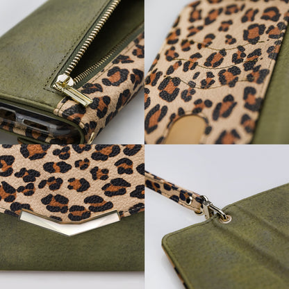 Mobilize 2In1 Gelly Clutch For Apple Iphone 13 Pro Max Green Leopard