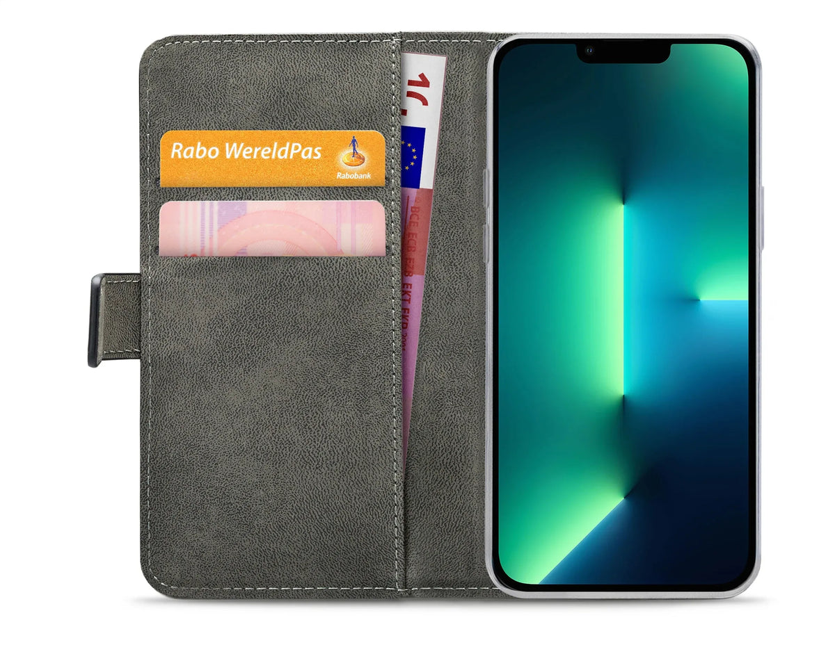 Mobilize Classic Gelly Wallet Book Case Apple Iphone 13 Pro Max Black - Essentify