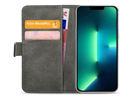 Mobilize Classic Gelly Wallet Book Case Apple Iphone 13 Pro Max Black - Essentify