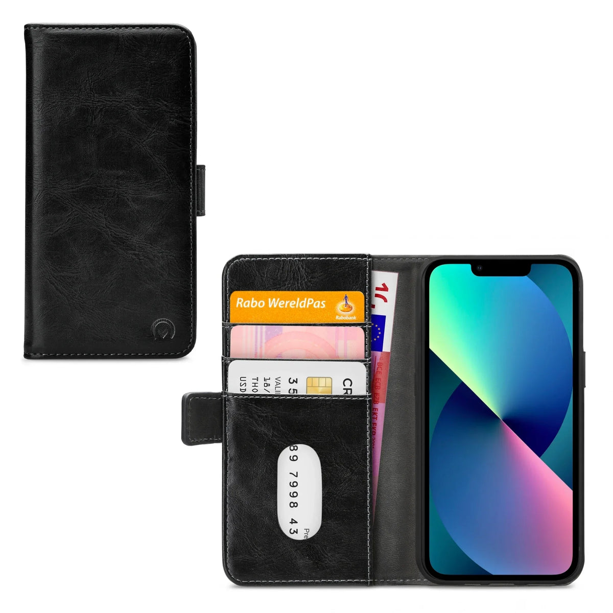 Mobilize Elite Gelly Wallet Book Case Apple Iphone 13 Black - Essentify