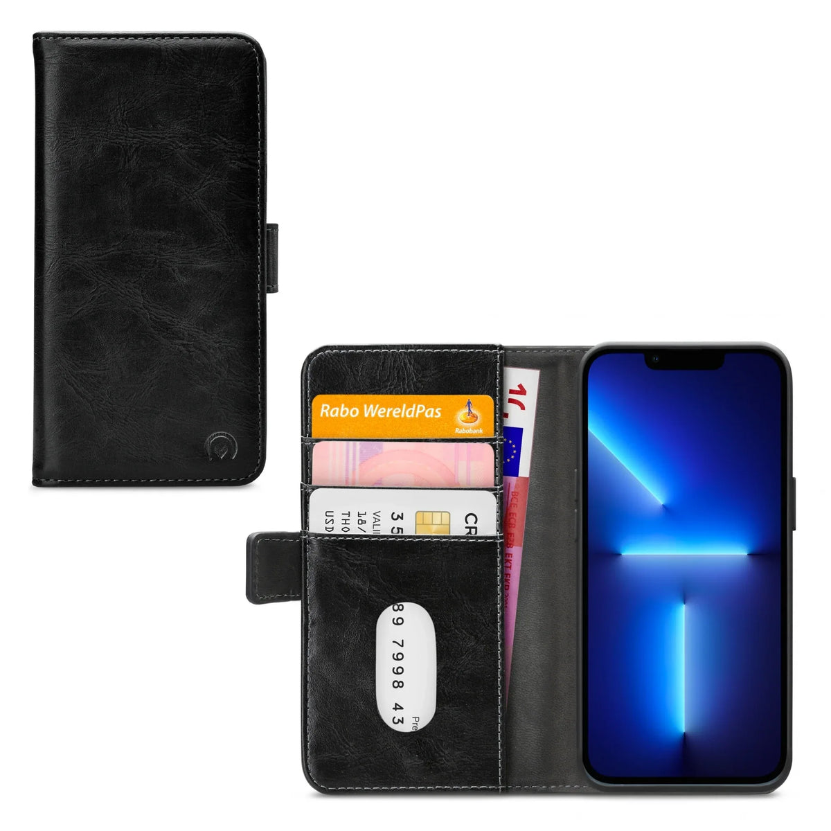 Mobilize Elite Gelly Wallet Book Case Apple Iphone 13 Pro Black - Essentify