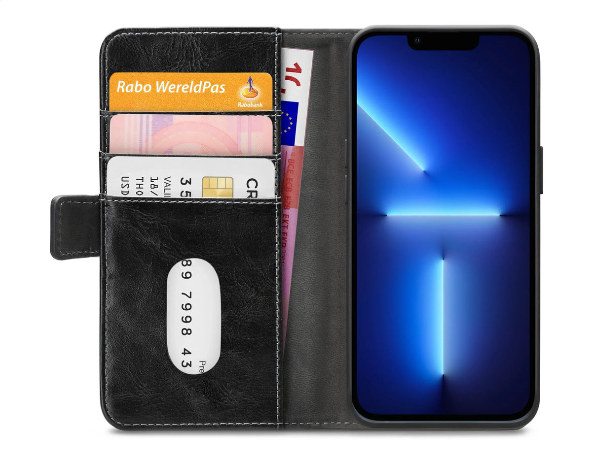 Mobilize Elite Gelly Wallet Book Case Apple Iphone 13 Pro Black - Essentify