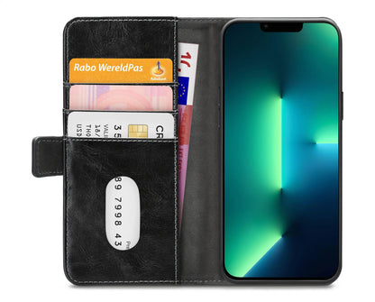 Mobilize Elite Gelly Wallet Book Case Apple Iphone 13 Pro Max Black - Essentify