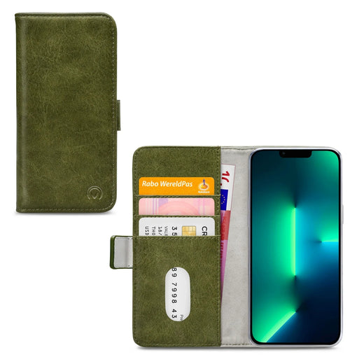 Mobilize Elite Gelly Wallet Book Case Apple Iphone 13 Pro Max Green - Essentify