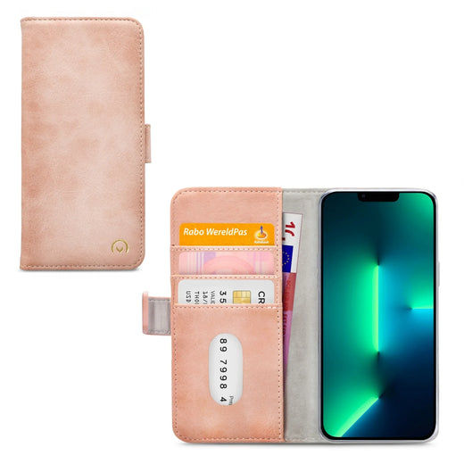 Mobilize Elite Gelly Wallet Book Case Apple Iphone 13 Pro Max Soft Pink - Essentify