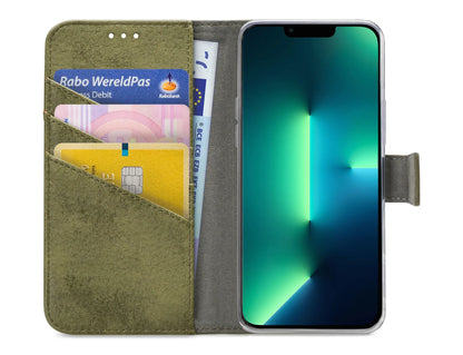 My Style Flex Wallet For Apple Iphone 13 Pro Max Olive - Essentify