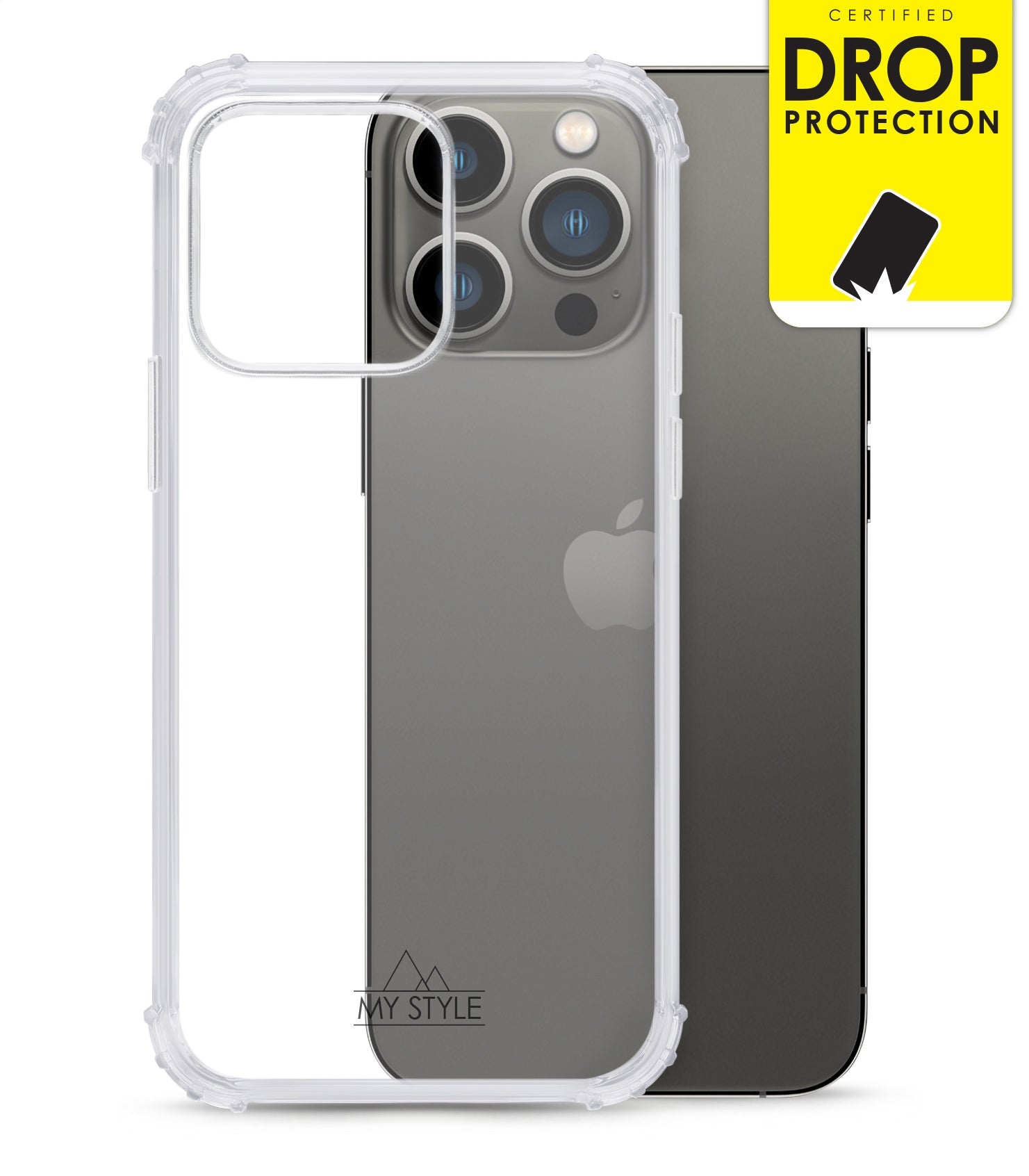 My Style Protective Flex Case For Apple Iphone 13 Pro Clear