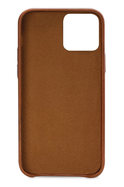 Senza Desire Leather Cover With Card Slot Apple Iphone 13 Pro Max Burned Cognac - Essentify