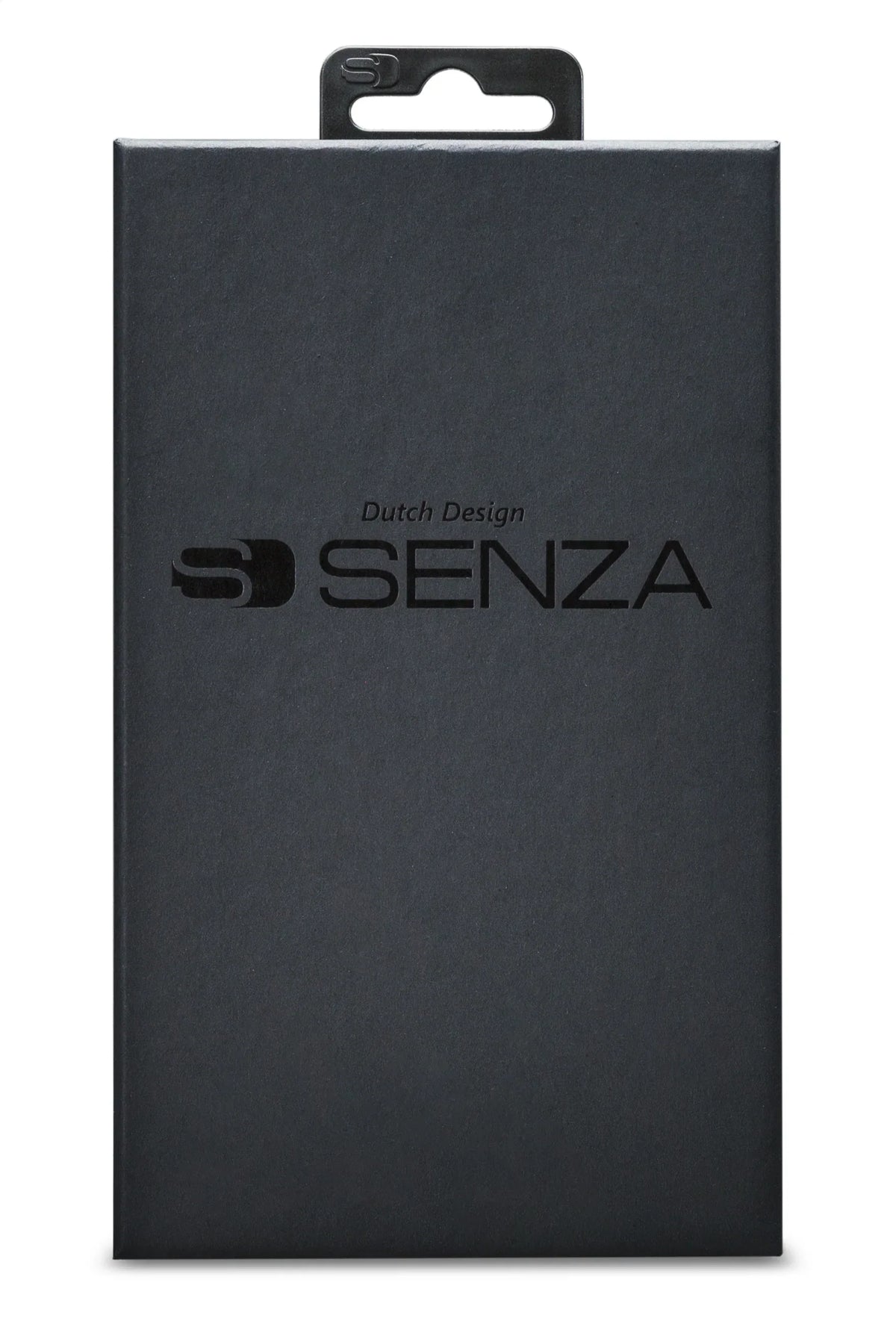 Senza Pure Leather Cover With Card Slot Apple Iphone 13 Deep Black - Essentify