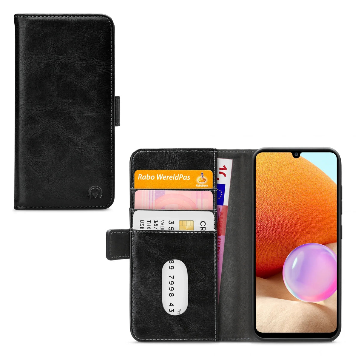 Mobilize Elite Gelly Wallet Book Case Samsung Galaxy A32 4G Black - Essentify