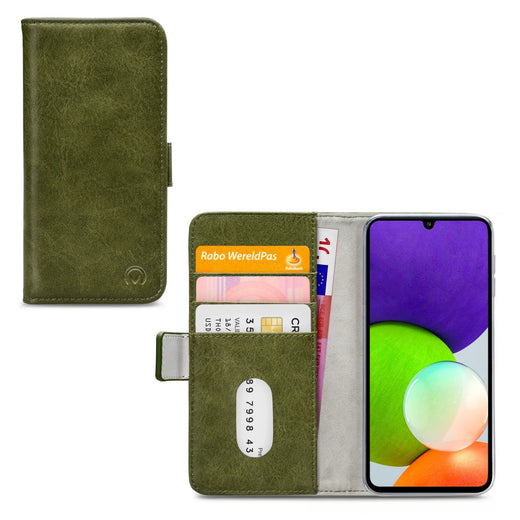 Mobilize Elite Gelly Wallet Book Case Samsung Galaxy A22 4G Green - Essentify