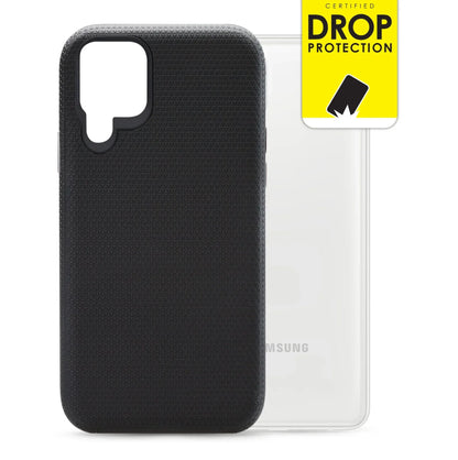 My Style Tough Case For Samsung Galaxy A22 4G Black - Essentify