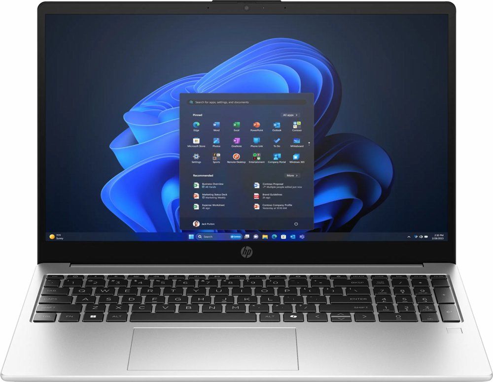 HP 250R G10 | 15.6'' Full HD IPS | Intel Core 5 120U | 16GB RAM | 512GB SSD | W11 Pro | Grijs/Zilver