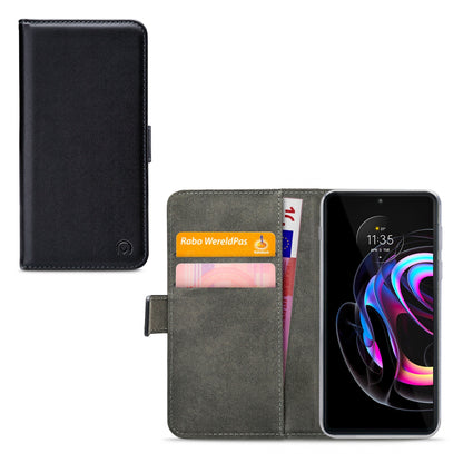 Mobilize Classic Gelly Wallet Book Case Motorola Edge 20 Black