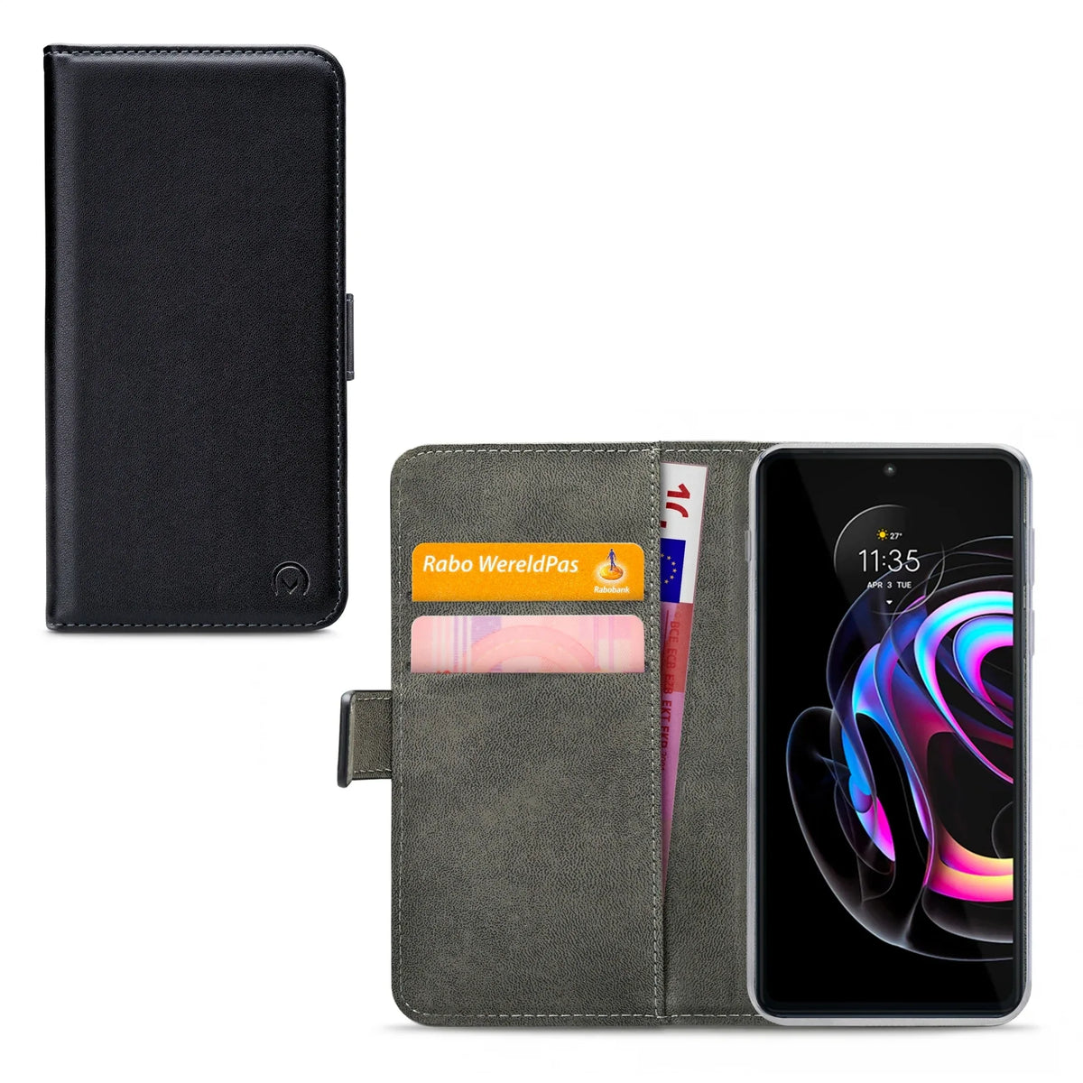 Mobilize Classic Gelly Wallet Book Case Motorola Edge 20 Pro Black - Essentify