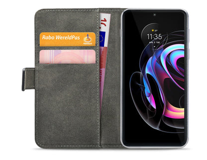 Mobilize Classic Gelly Wallet Book Case Motorola Edge 20 Pro Black