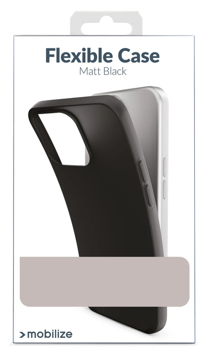 Mobilize Rubber Gelly Case Samsung Galaxy A03S Matt Black - Essentify
