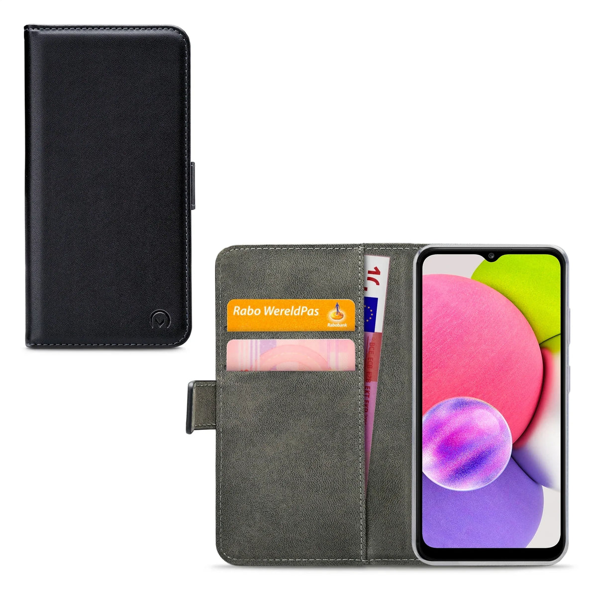 Mobilize Classic Gelly Wallet Book Case Samsung Galaxy A03S Black - Essentify